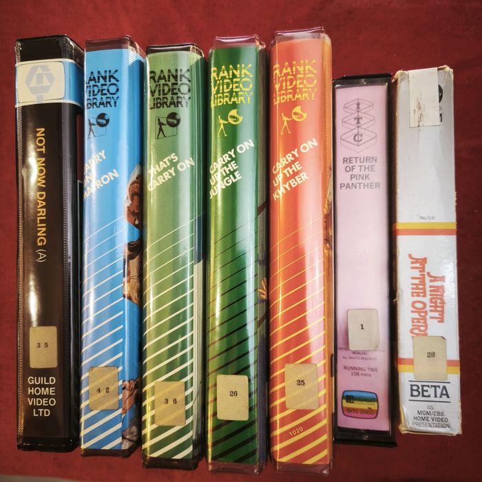 Filmes de Comédia clássicos em BETAMAX