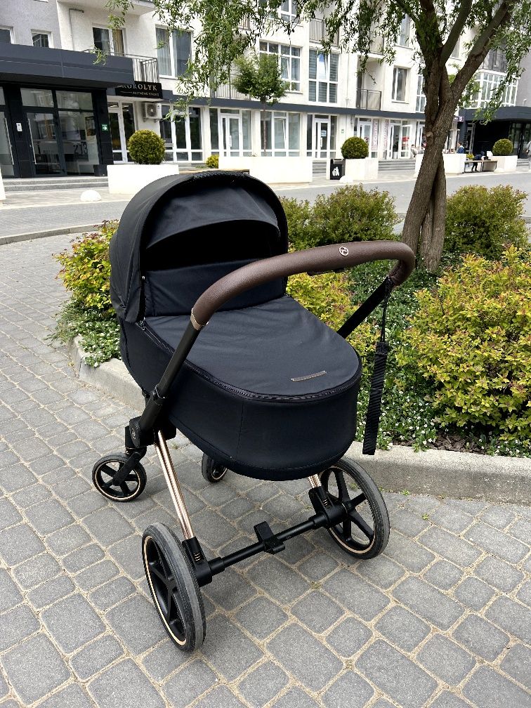 Cybex priam rose gold + автолюлька