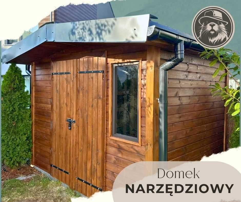 Domki drewniane konstrukcje na wymiar Drewutnia narzędziowe  Pomorskie