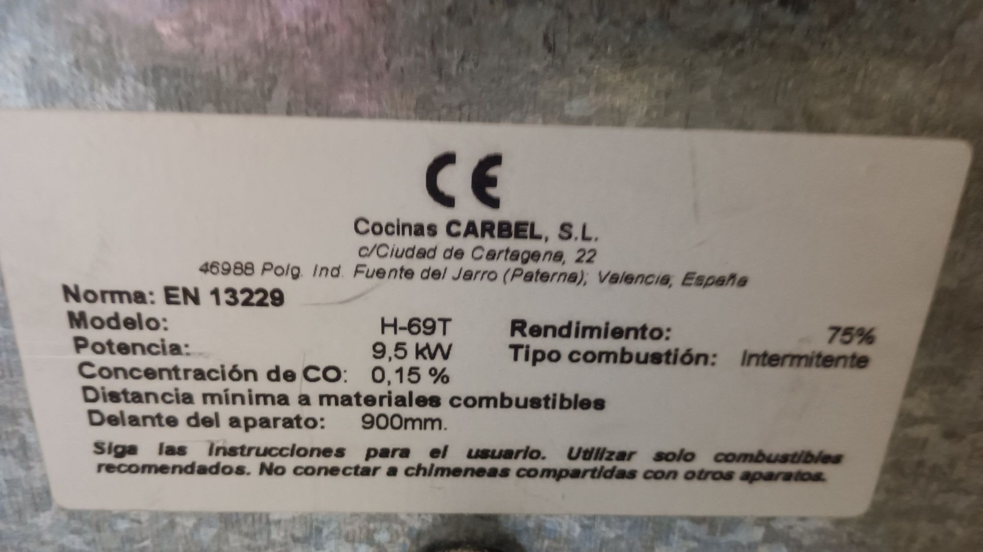 Recuperador de calor a lenha