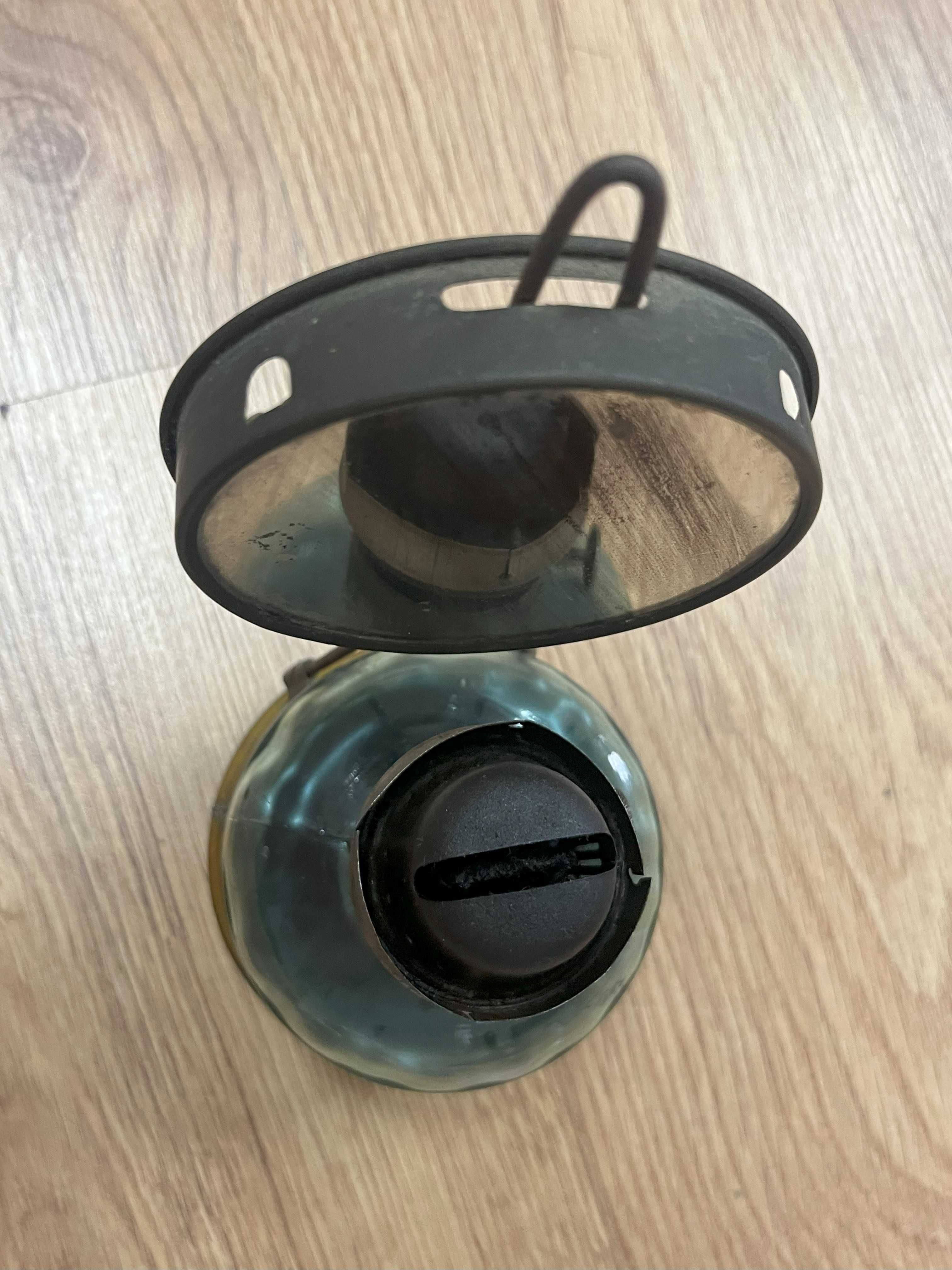 Stara zabytkowa lampa naftowa Lumen antyk