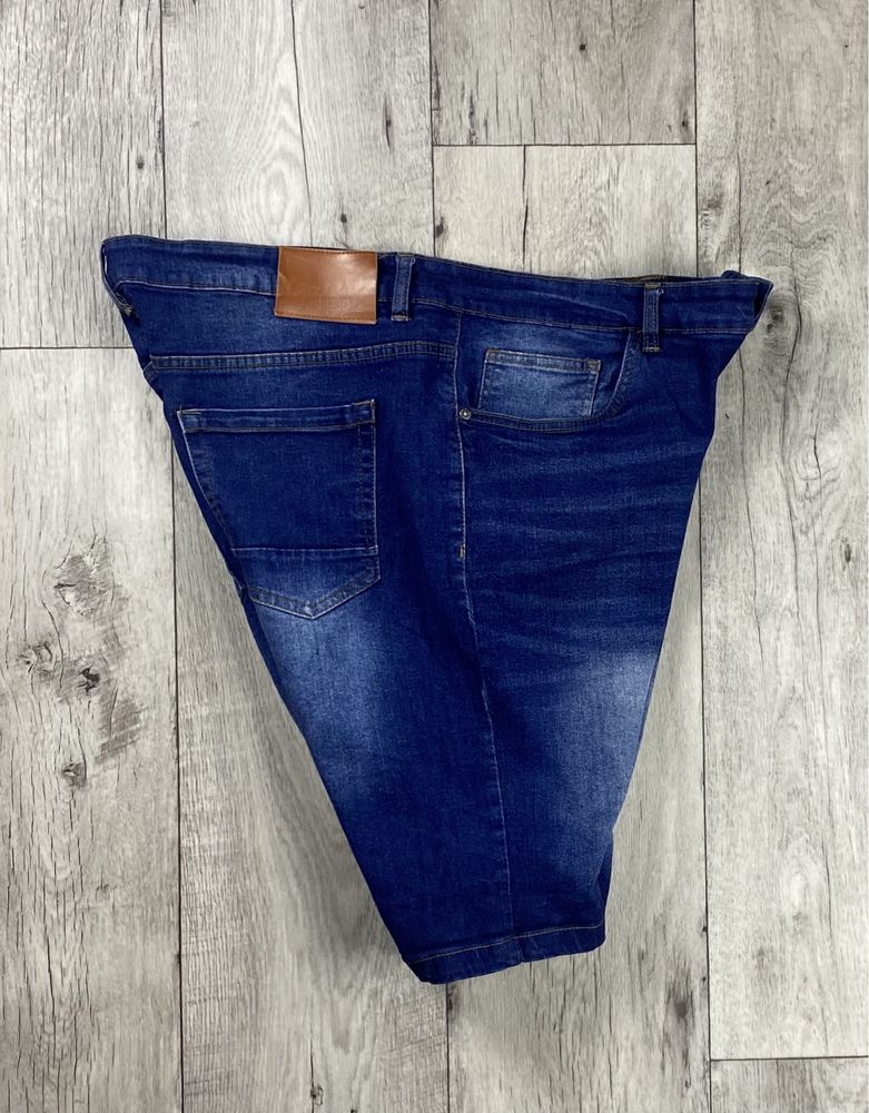 Identic шорты w36 l52 размер джинсовые синие оригинал