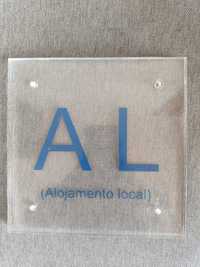 Placa identificação AL