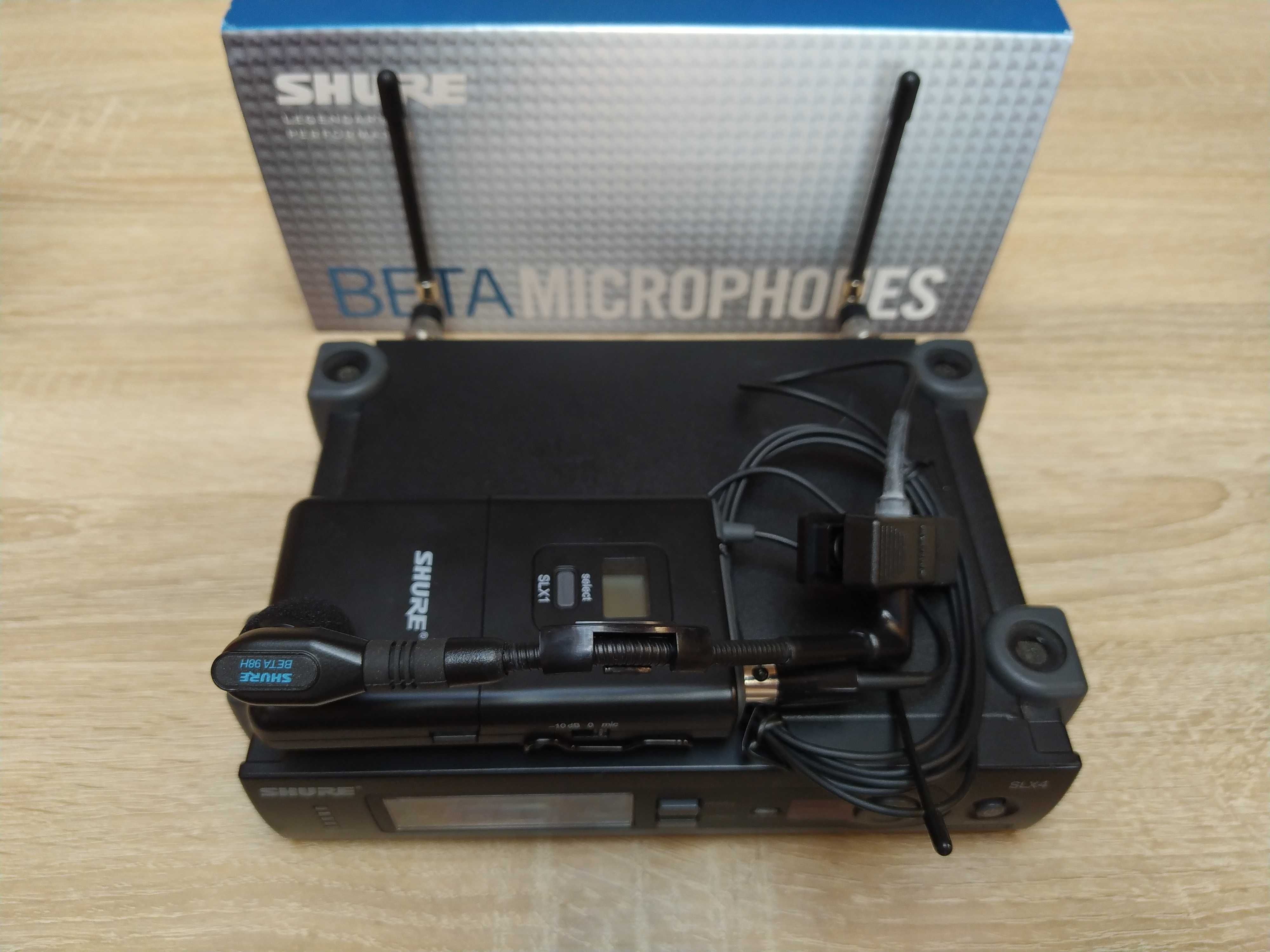 Shure SLX Beta 98 микрофон инстркментальный для саксофон скрипка