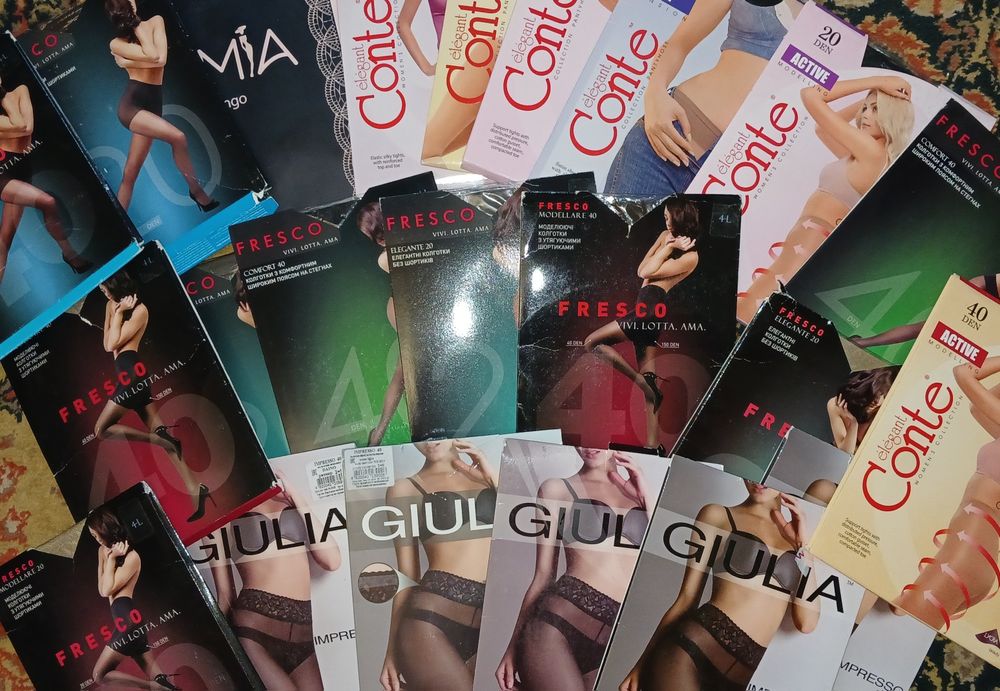 Колготи. Якісні колготки. Розпродаж. FRESCO, GIULIA, CONTE, MIA