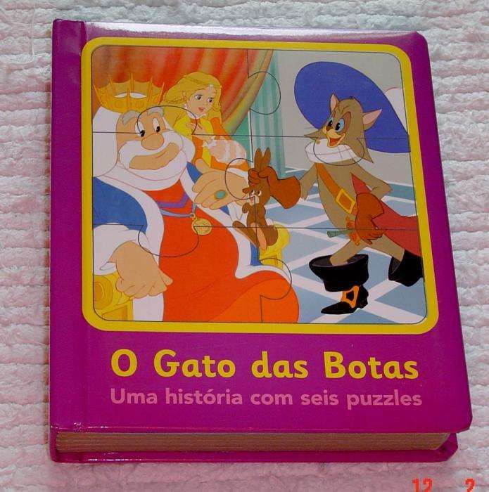 Livros puzzles capa dura - 3 anos +