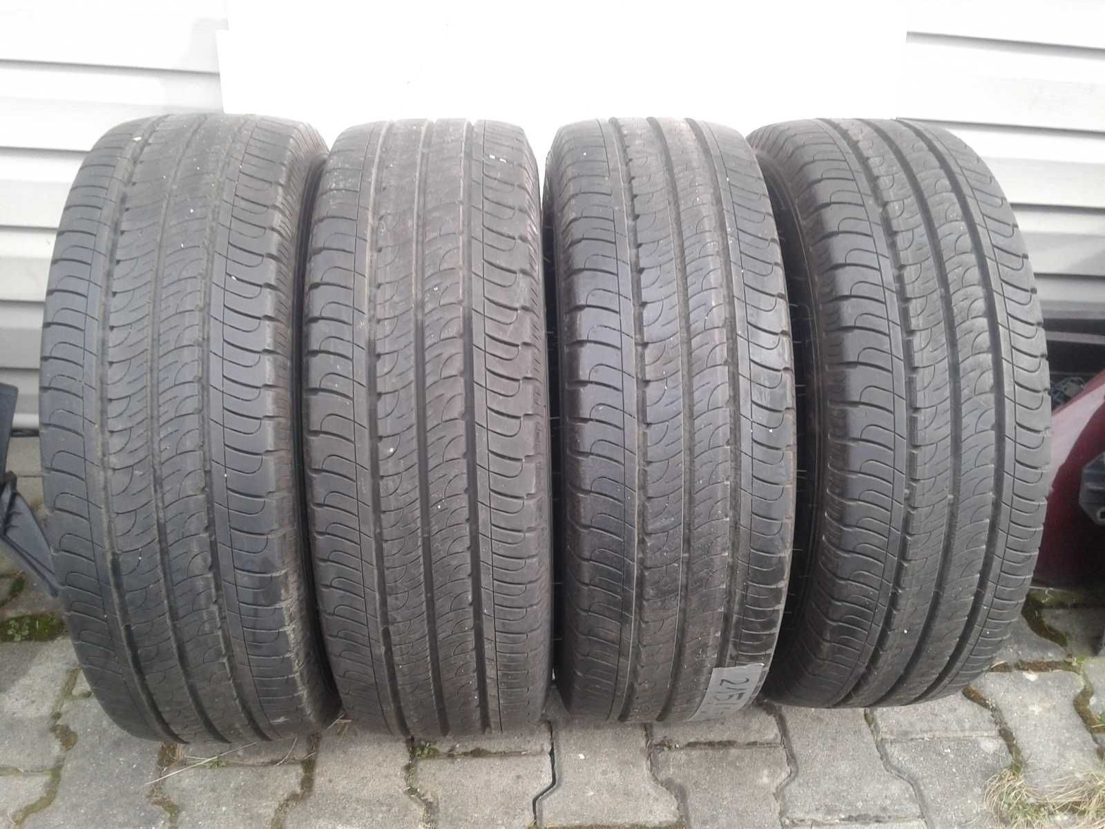4 Opony jak Nowe 8,5mm 215 65 R15 C M+S 2020r Kierunkowe Rotation BUS