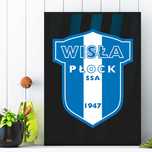 plakat piłkarski wisła płock, plakat wisła płock piłka nożna