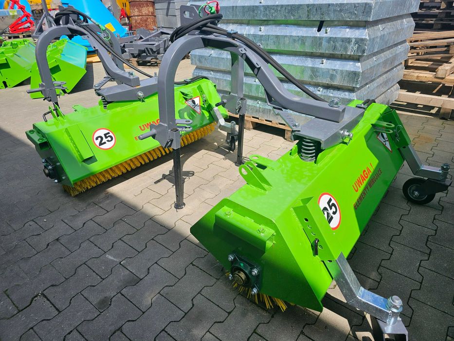 Mini zamiatarka na TUZ kat 1 i 2 tył przód ABRA napęd hydrauliczny