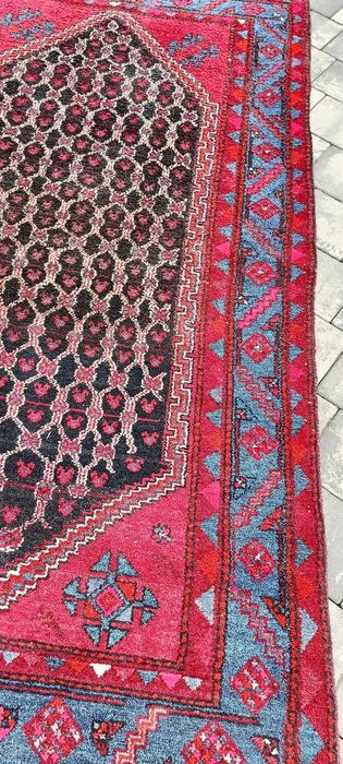 Hamadan irański dywan wełniany tkany ręcznie 240 x 130 cm wełna perski