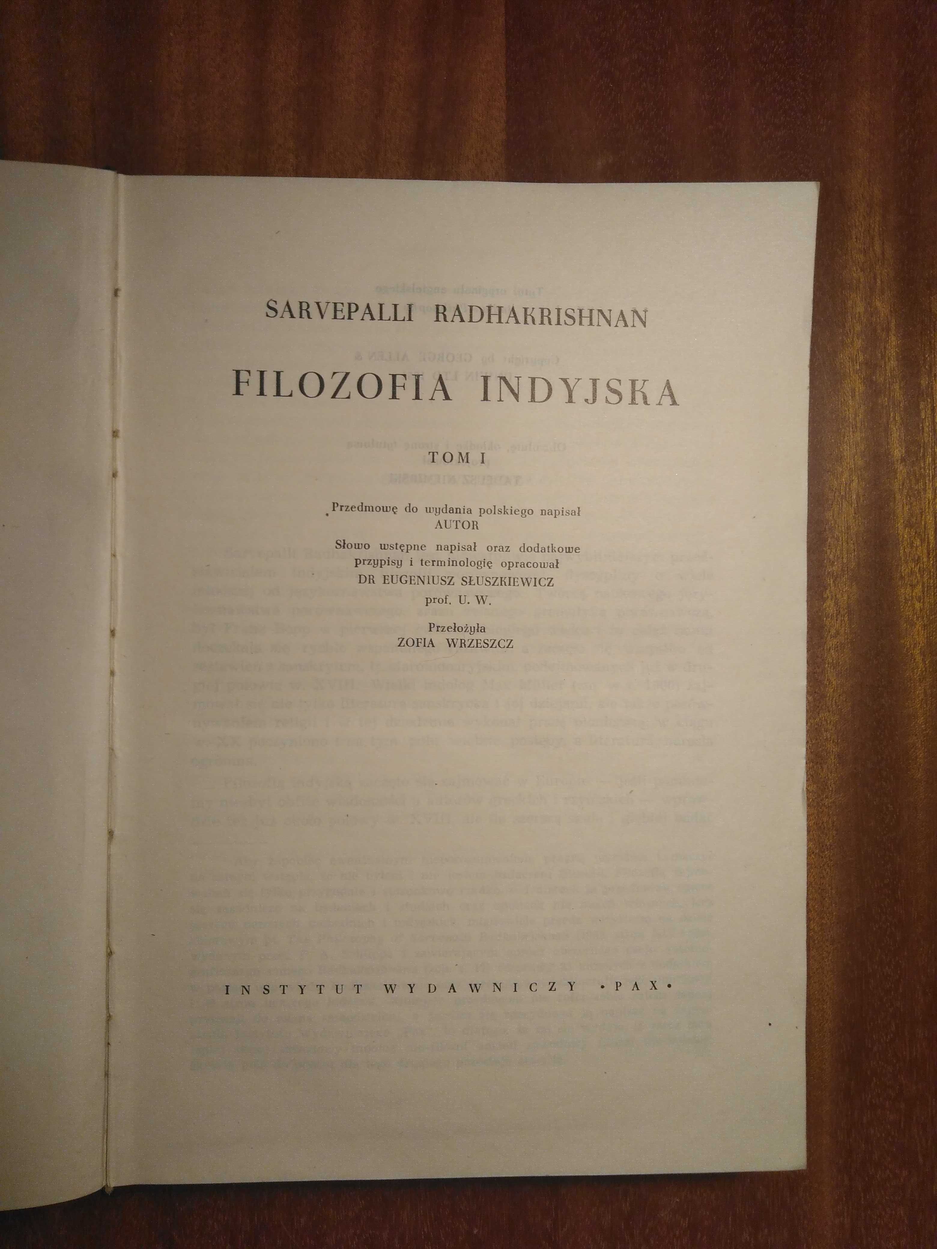 Filozofia indyjska 2 tomy