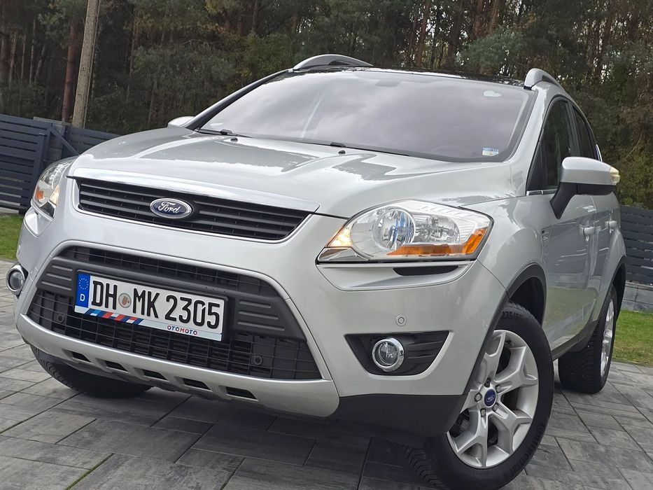 Ford Kuga 2.0D*Szary Metalik z Niemiec*Navigacja*Parktronik*Grzana Szyba*Orygina