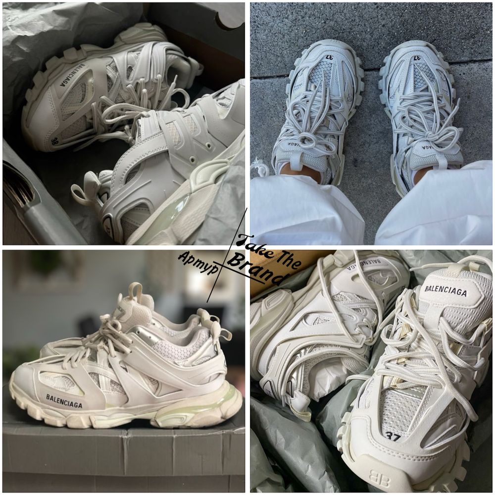 36-45р Кроссовки Balenciaga Track Black White Grey 1-1 Original