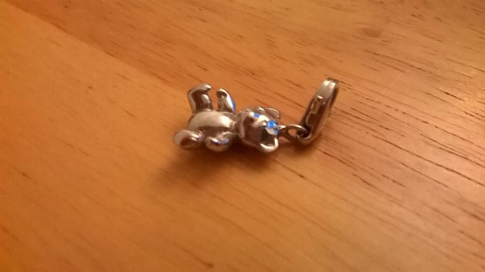 AGATHA PARIS zawieszka charms do bransoletki MIŚ srebro