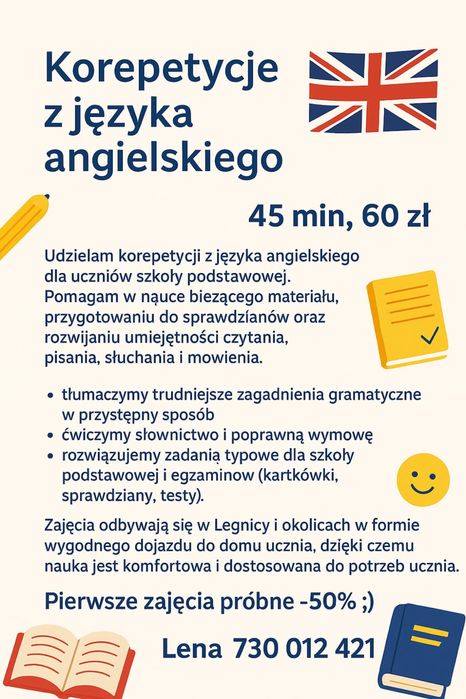Korepetycje z angielskiego