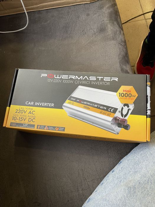 Инвертор 1000w  12/220 powermaster 1000w турецкий