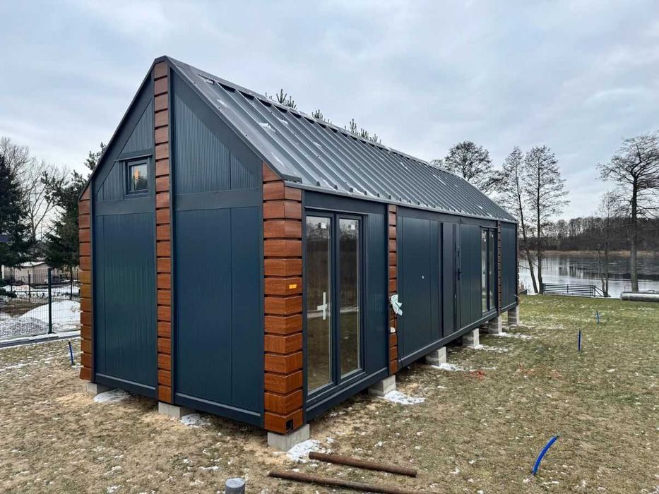 dom z antresola mobilny 35m2 + 15m2 nowy producent domek modułowy