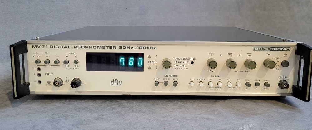 Pracitronic MV 71 Psophometer.