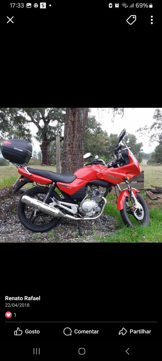 Mota yamaha diversam ybr 125