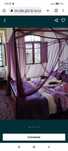 Cortinas de cama de dossel, de casal - ler descrição