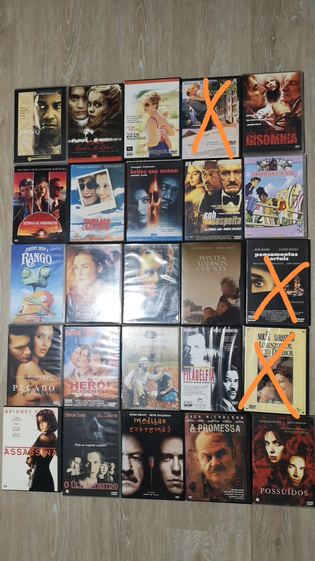 Lote de 141 DVDs originais