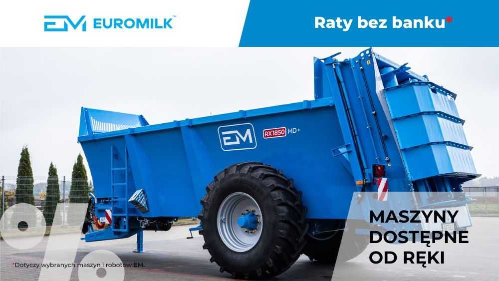 Rozrzutnik obornika EUROMILK Buffalo RX 1850 HD+ OD RĘKI