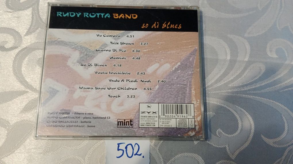 Rudy Rotta band - so di blues cd. 502.