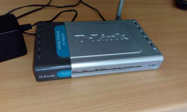 DLINK Świetny Router Wifi D-Link Dl- 624+ WI-FI Modem PEŁNY ZESTAW