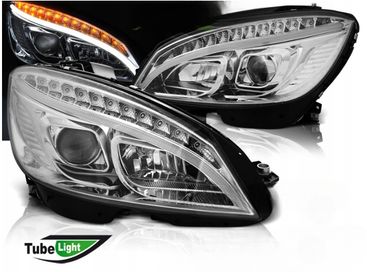 Lampy Reflektory Do MERCEDES W204 C-KLASA Od 2007 Do 2010 Roku LED