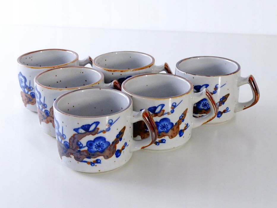 ceramika japońska filiżanki kwiat wiśni