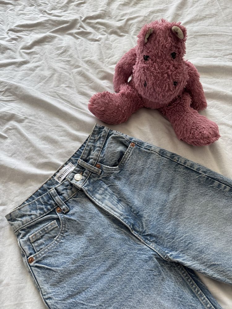 сині джинси zara