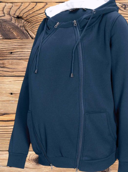 Zimowa ciepła bluza 3w1 dla dwojga, ciążowa