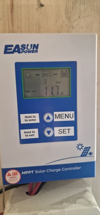 Easun 30A 12v 24V Regulator ładowania MPPT