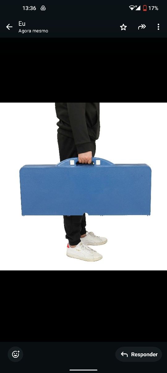 Mal com mesa e cadeiras dobrável