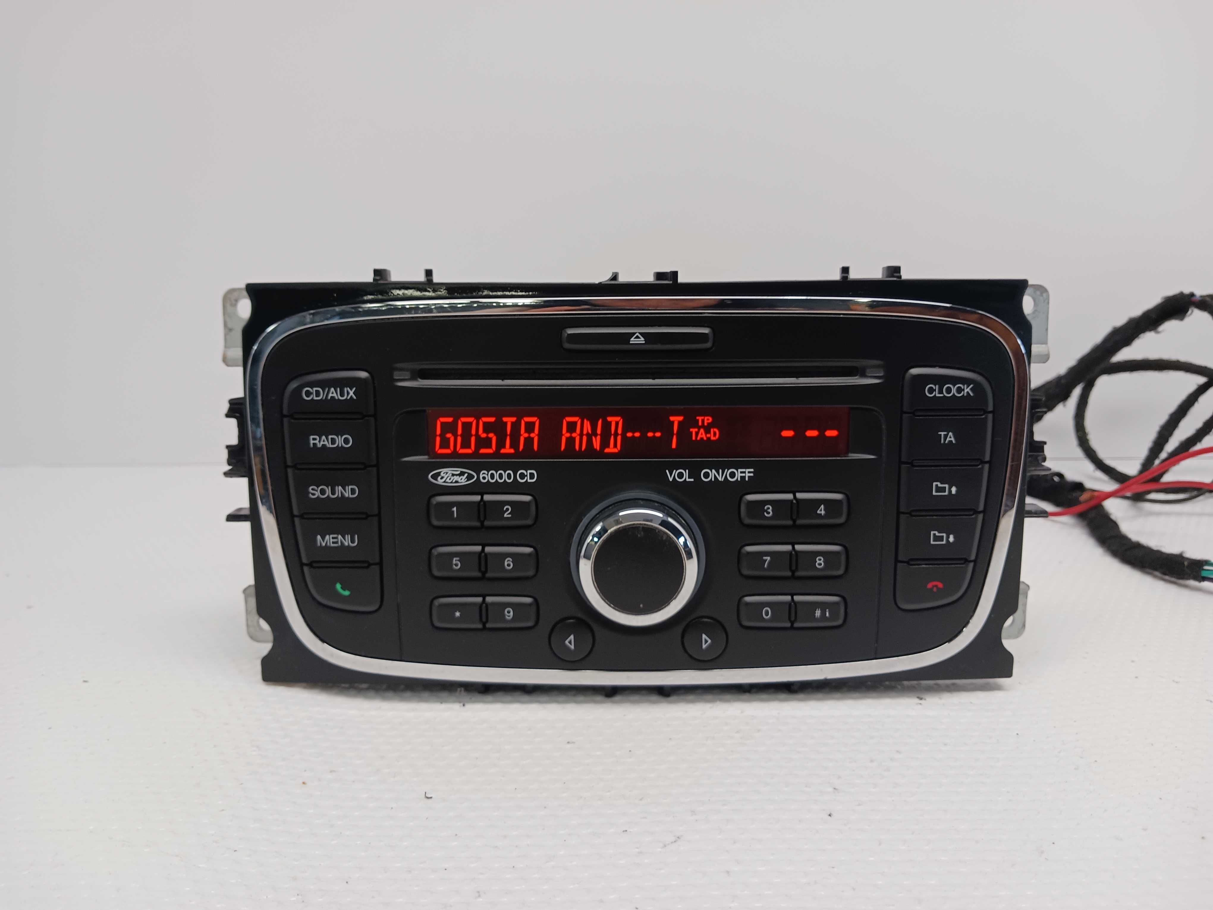 Ford S-Max Mondeo Radio 6000 CD Mp3 Aux BS7T18C815AG z kodem