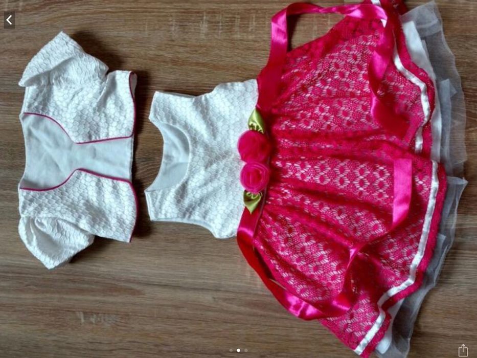 Святкове пляття з болеро та паском