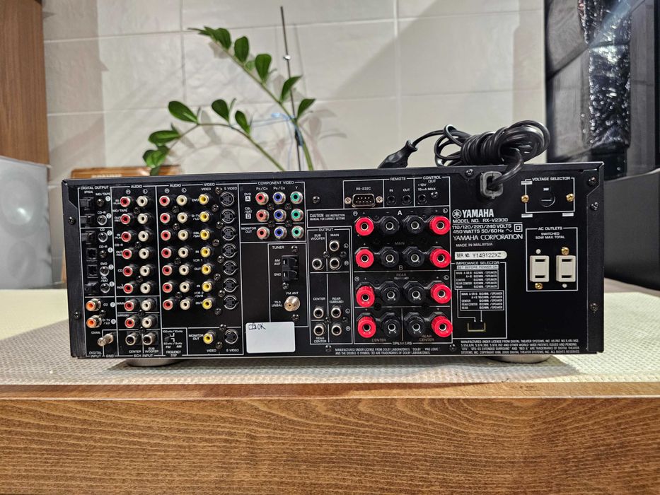 AV ресивер Yamaha RX-V2300 15кг/6х110Вт/Dolby Digital DTS