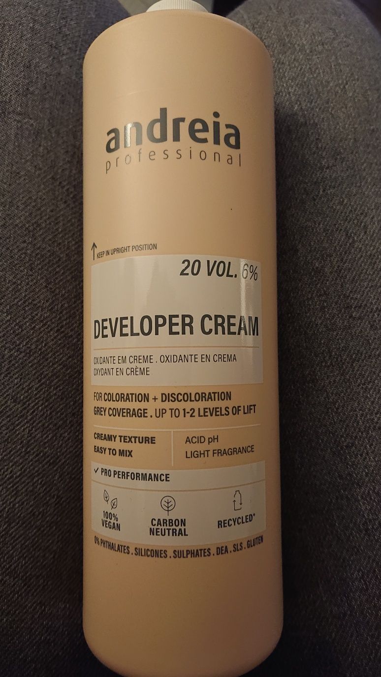Developer cream 20 vol. Andreia Vegan