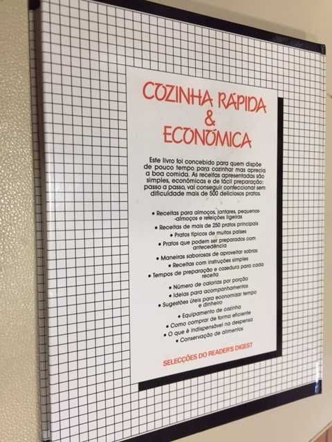 Livro "Cozinha rápida e económica" das Selecções Reader's Digest