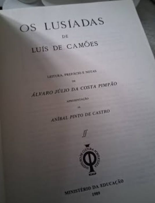 Os Lusíadas de Luís Vaz de Camões