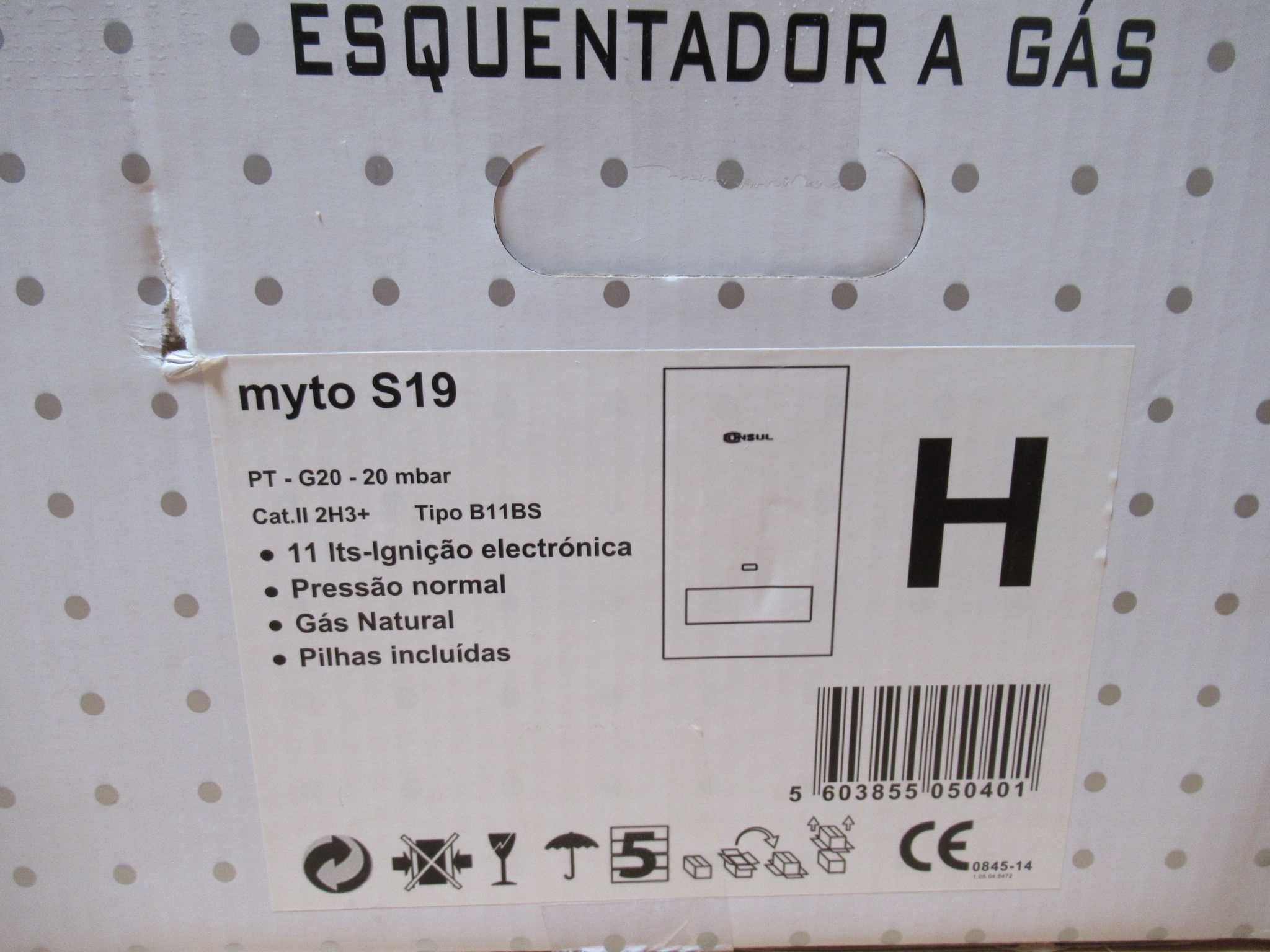 Esquentador Consul myto S19 - Avariado