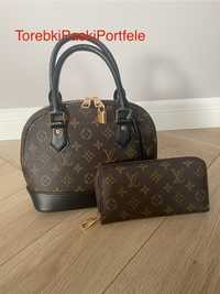 Nowy zestaw Louis Vuitton , torebka + portfel.