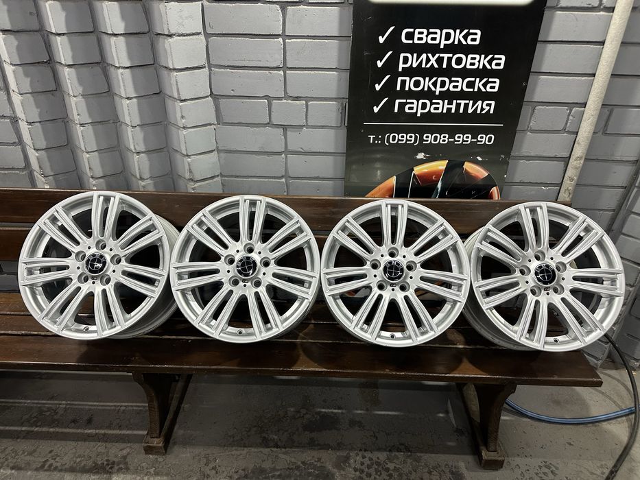 99 Оригинальные разноширокие литые диски BMW 1 2 5/120 R17 style 383