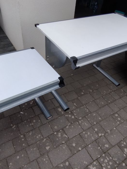 Biurko szkolne składane regulowane 2szt