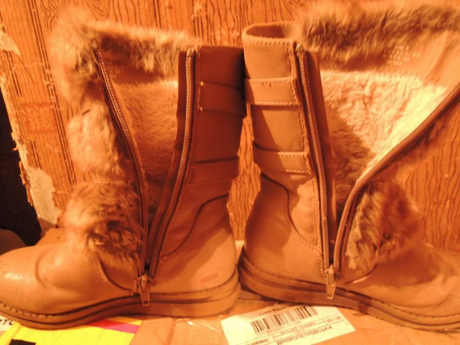 Сапоги для девочки зимние, сапожки, чоботи