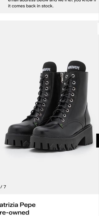 Шкіряні черевики Patrizia Pepe оригінал