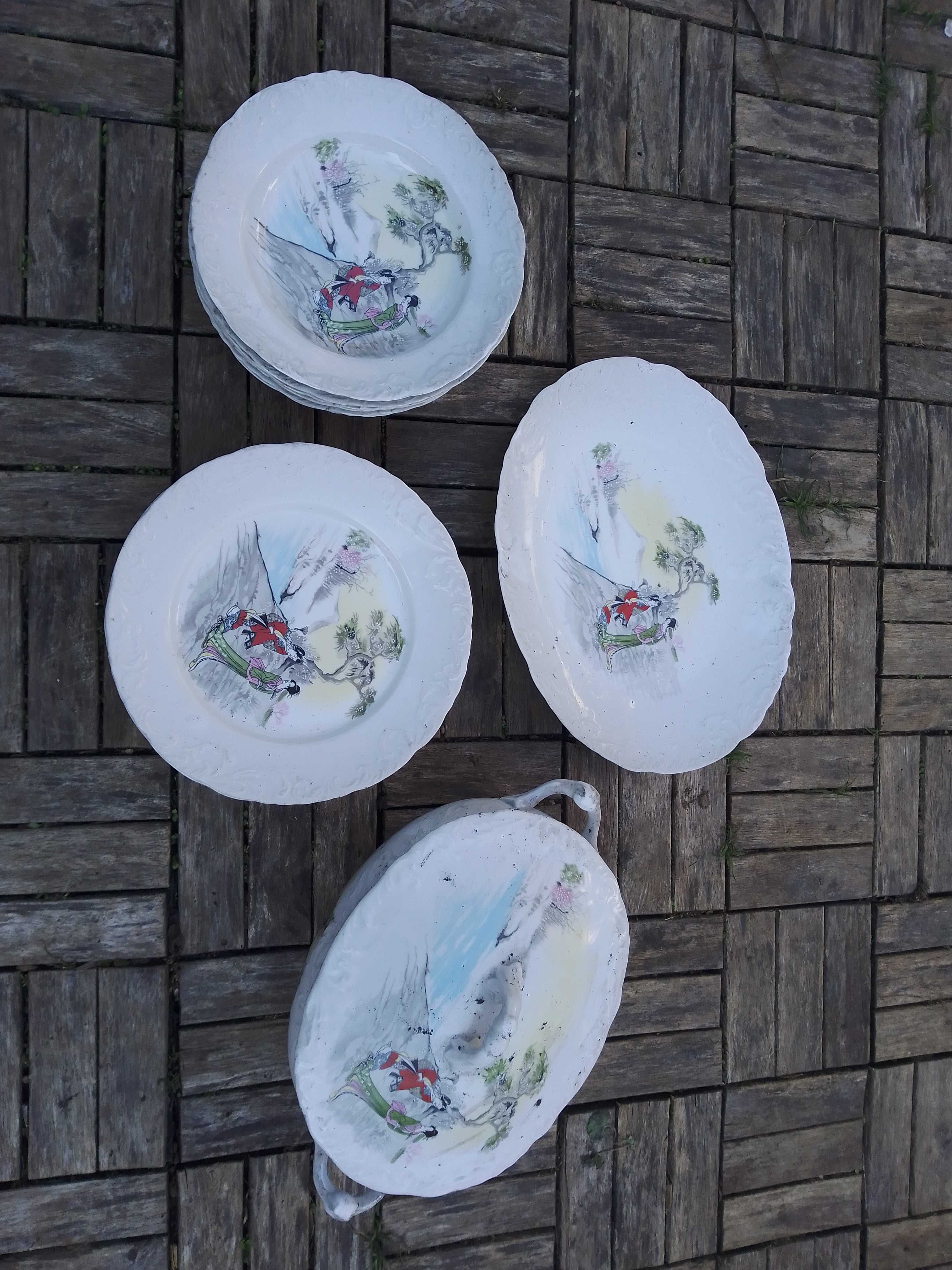 Conjunto spal porcelanas