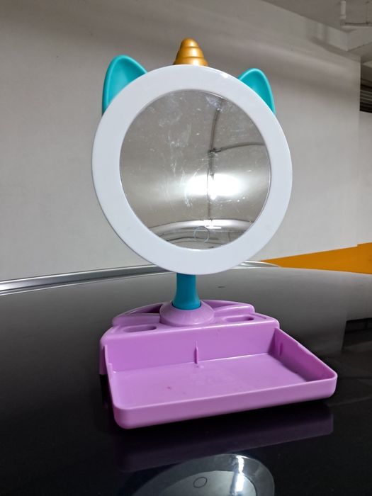 Espelho maquilhagem unicornio