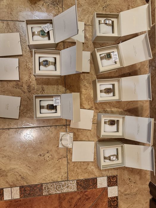 Годинники Burker isabell gold brown /macy gold, julia gold black mesh