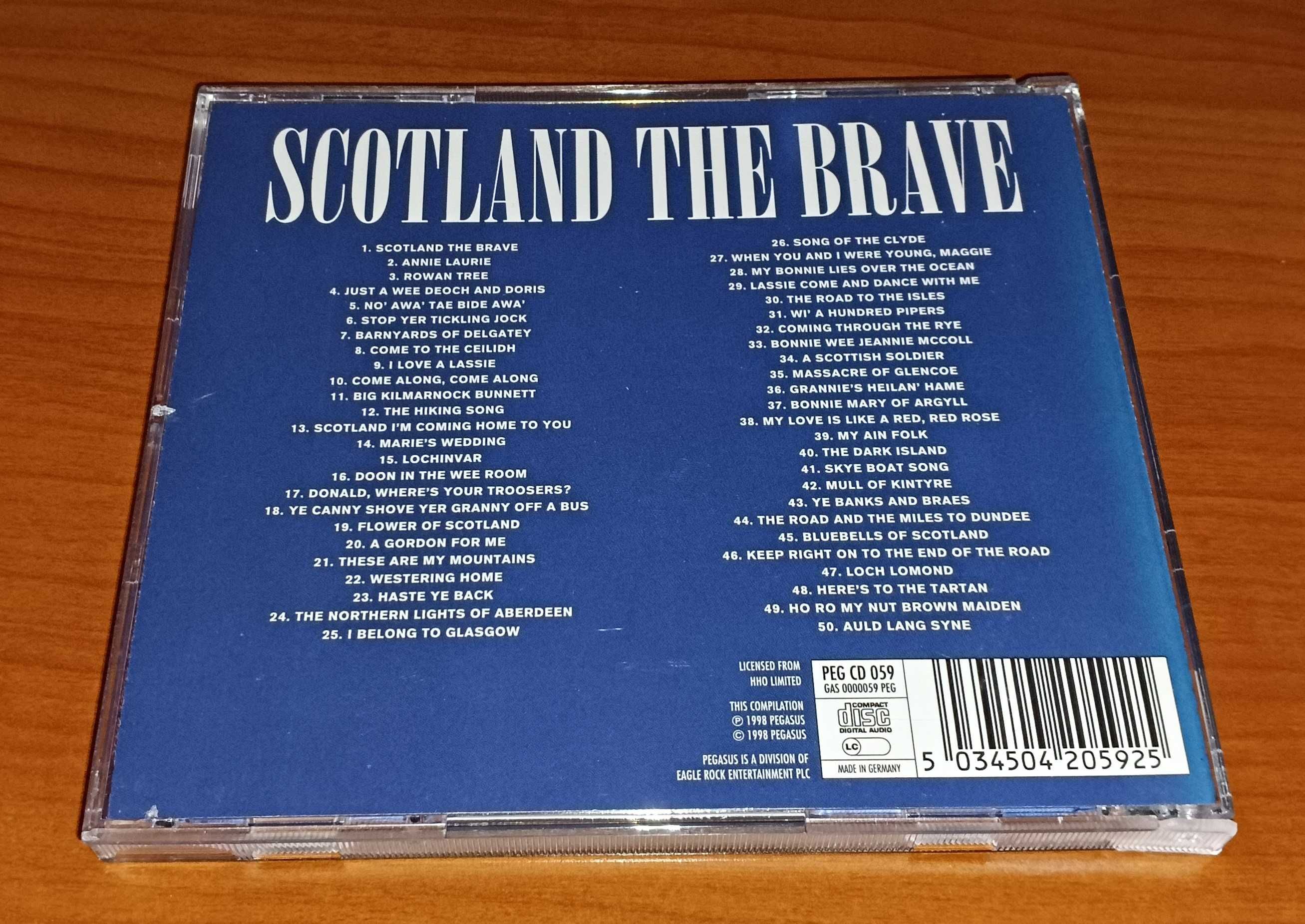 CD Scotland The Brave - Sean Kelly Plays 50 Scottish...  (akordeon)